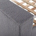 Twin Size UTeddy Fleece Daybed with Storage Armrests andTrundle