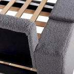 Twin Size UTeddy Fleece Daybed with Storage Armrests andTrundle