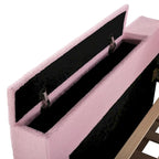 Twin Size UTeddy Fleece Daybed with Storage Armrests andTrundle