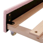 Twin Size UTeddy Fleece Daybed with Storage Armrests andTrundle