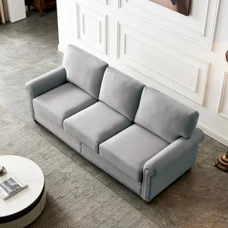 Linen Fabric Upholstery Sofa With Storage