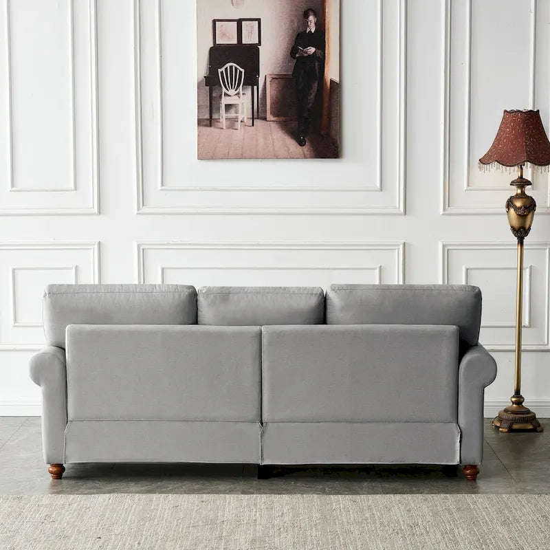 Linen Fabric Upholstery Sofa With Storage