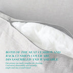 Linen Fabric Upholstery Sofa With Storage