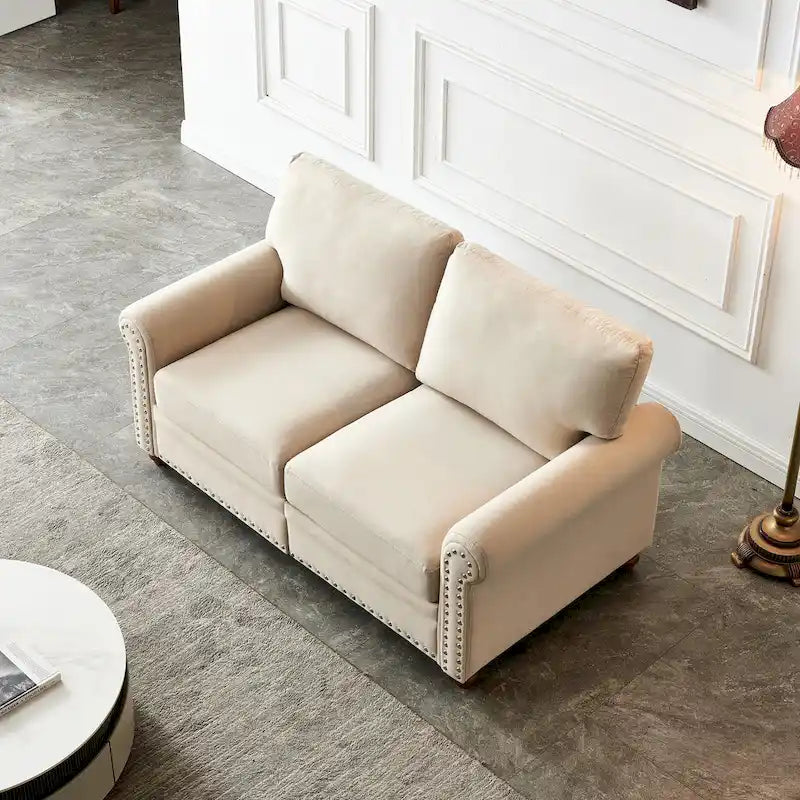 Linen Fabric Upholstery Sofa With Storage