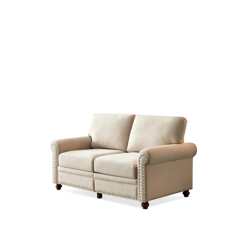 Linen Fabric Upholstery Sofa With Storage