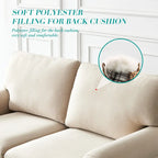 Linen Fabric Upholstery Sofa With Storage