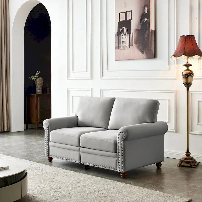 Linen Fabric Upholstery Sofa With Storage