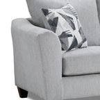 Duleek 3-Piece Living Room Set, Herringbone Silver