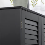 Tall Narrow Bathroom Storage Cabinet w/Doors and Shelf Adjustability