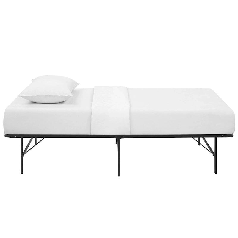 Brown Horizon Stainless Steel Bed Frame Size - Twin