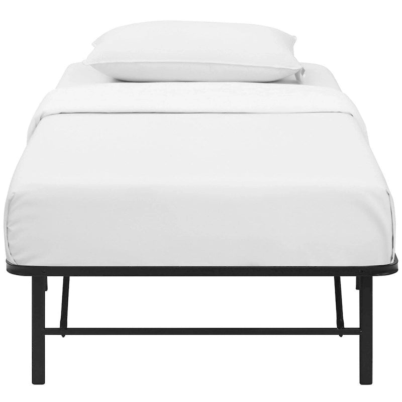 Brown Horizon Stainless Steel Bed Frame Size - Twin